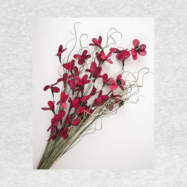 Dainty Red Right Slanted Bouquet by KirtTisdale